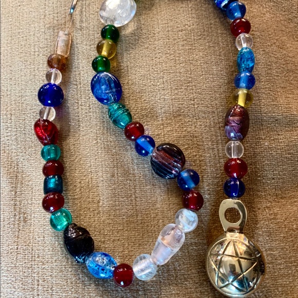 Pentagram Chakra Mystic Sun Catcher Beaded Strand - Picture 5 of 9